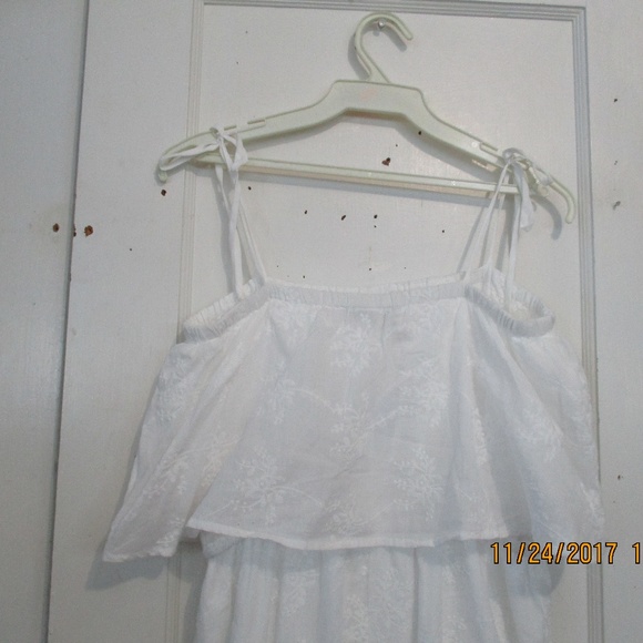 PURPLE  SNOW.. WHITE SUMMER DRESS. JR'S  12..NWT - Picture 6 of 6